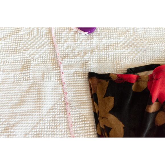 Taylor Velvet Cocktail Maxi Dress M Dark Floral Whimsigoth Fairy Grunge Date - Picture 7 of 7